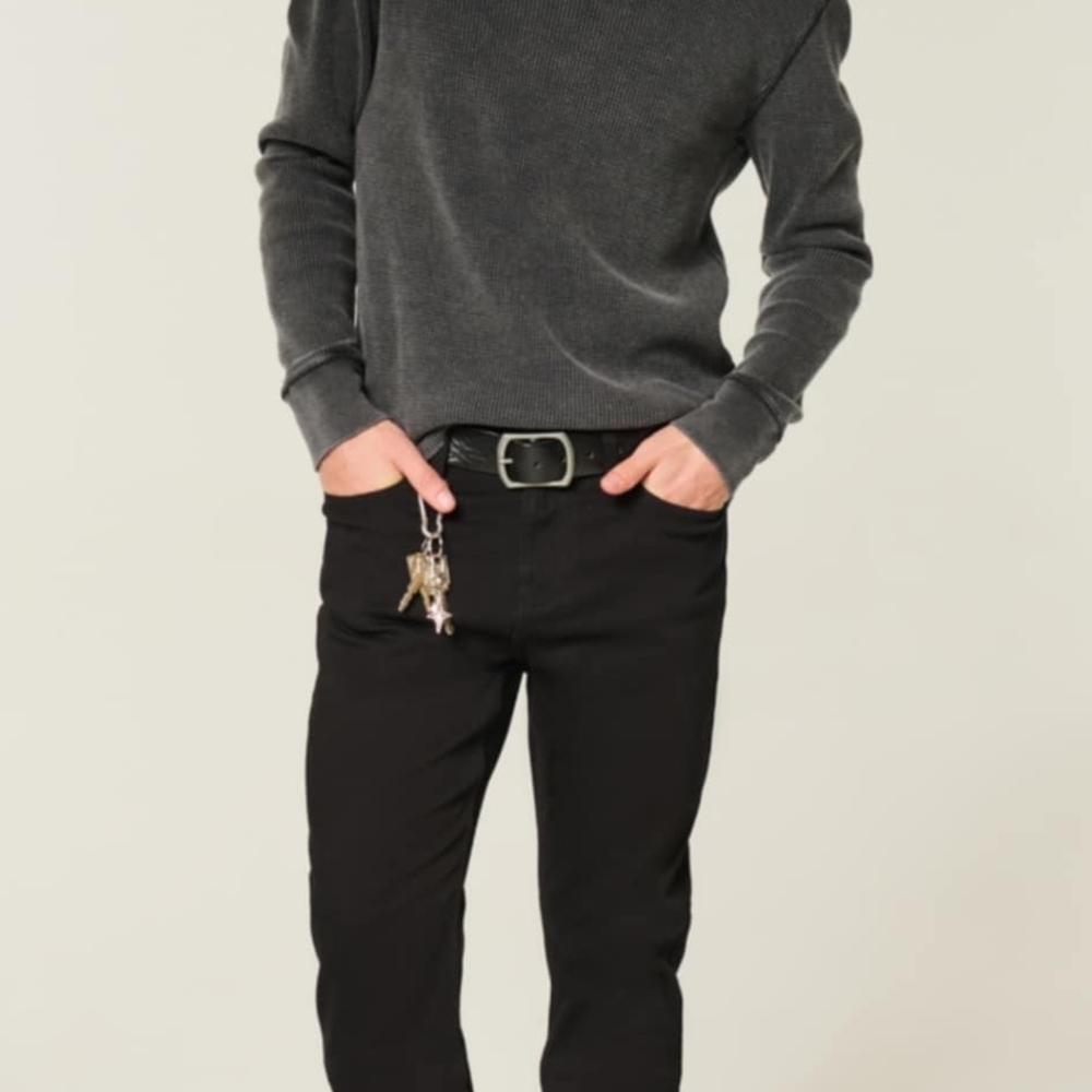 Hollister Stylish Black Slim Men's Jeans